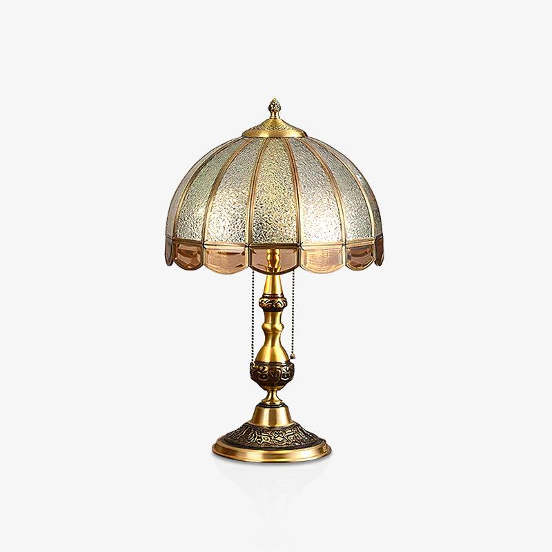 Brillix Brass & Glass Glam Table Lamp