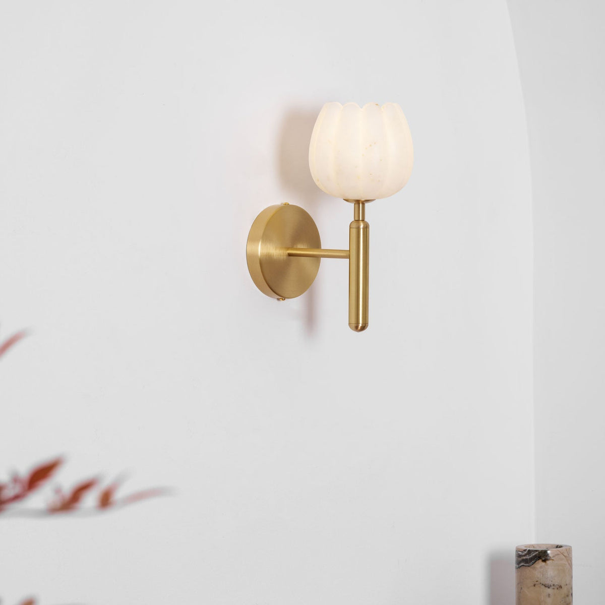 Xika Alabaster Indoor Wall Light
