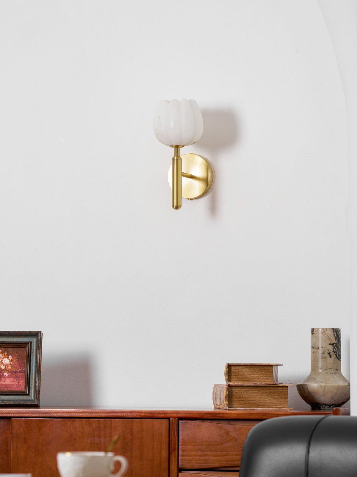 Xika Alabaster Indoor Wall Light