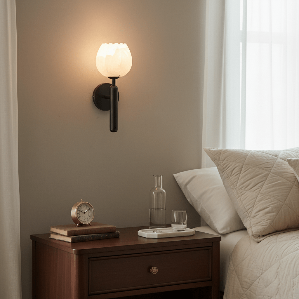 Xika Alabaster Indoor Wall Light