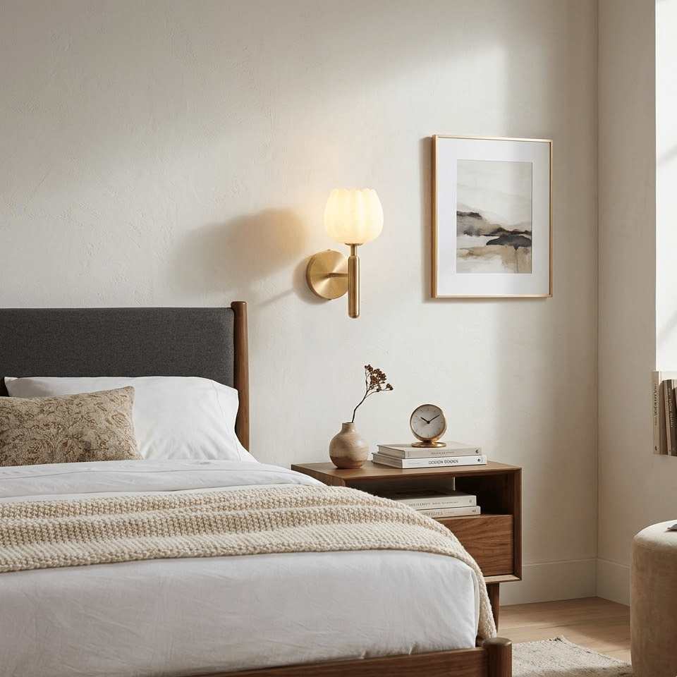 Xika Alabaster Indoor Wall Light