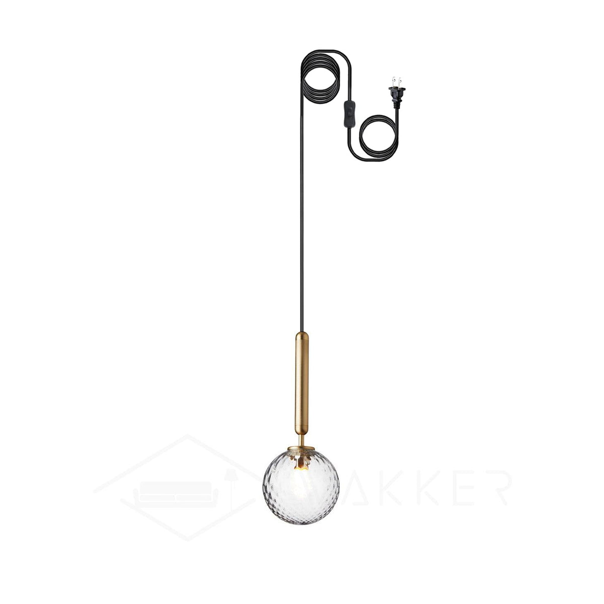 Teloza Brass Industrial Pendant Light