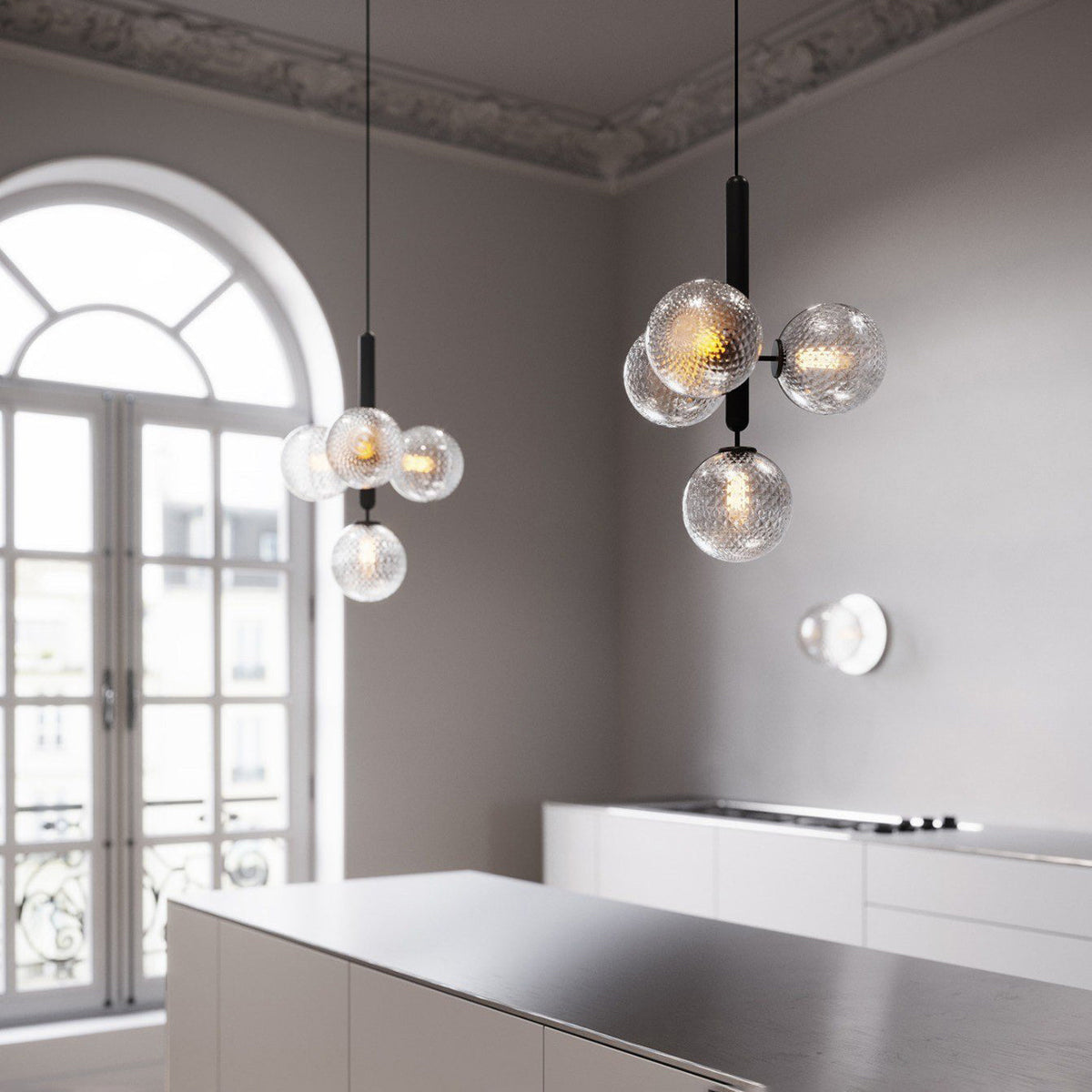 Aurelion Brass Industrial Pendant Light