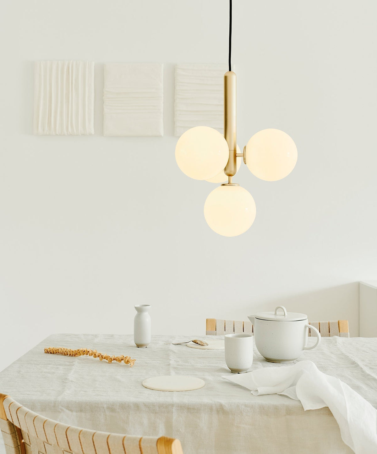 Aurelion Brass Industrial Pendant Light