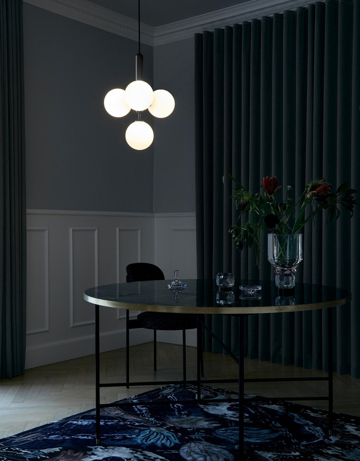 Teloza Brass Industrial Pendant Light