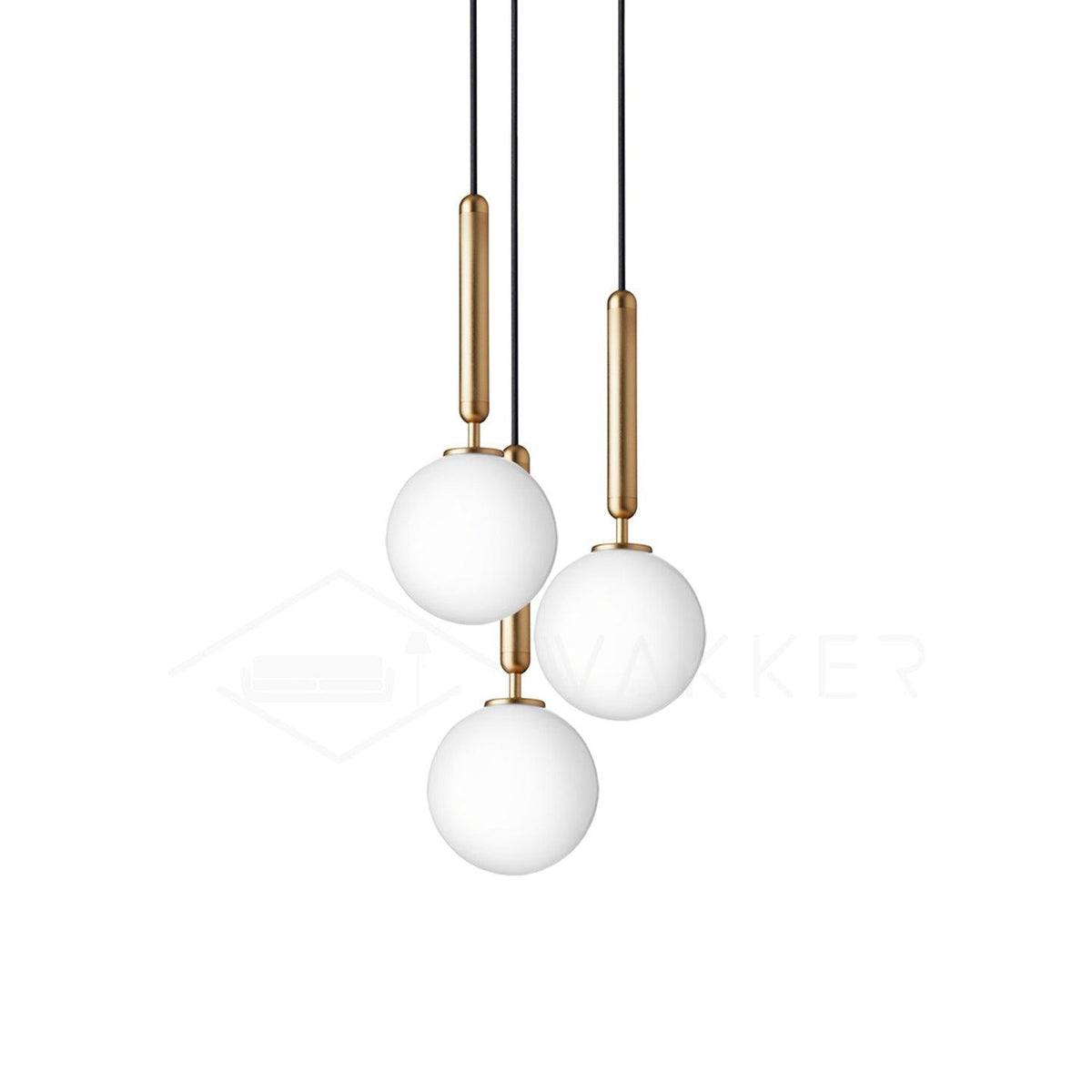 Aurelion Brass Industrial Pendant Light