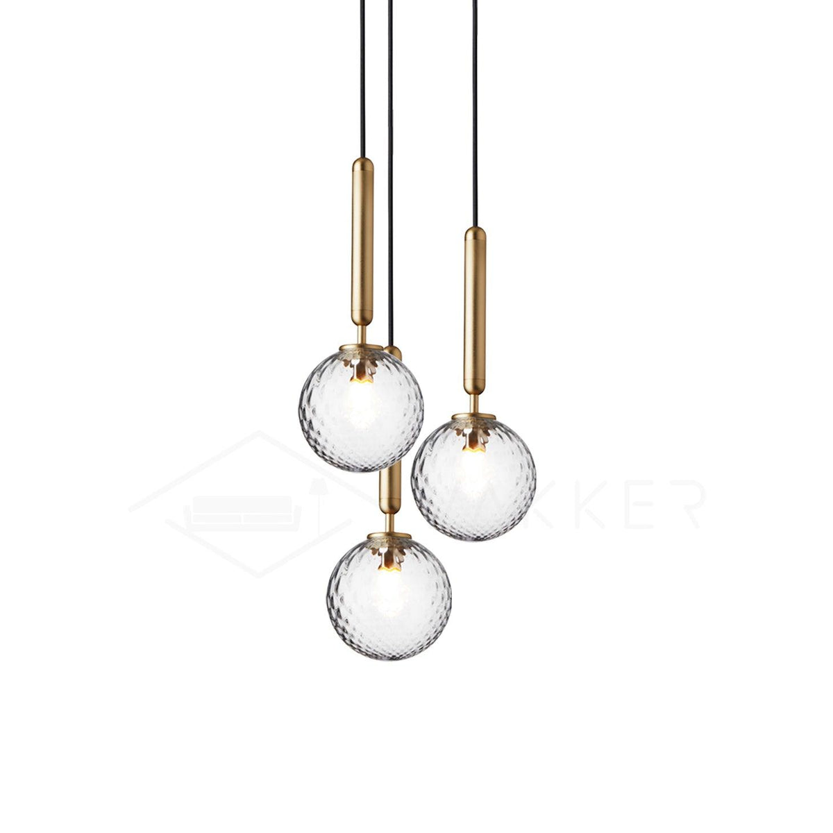 Lioraraya Glass Classic Industrial Pendant Light