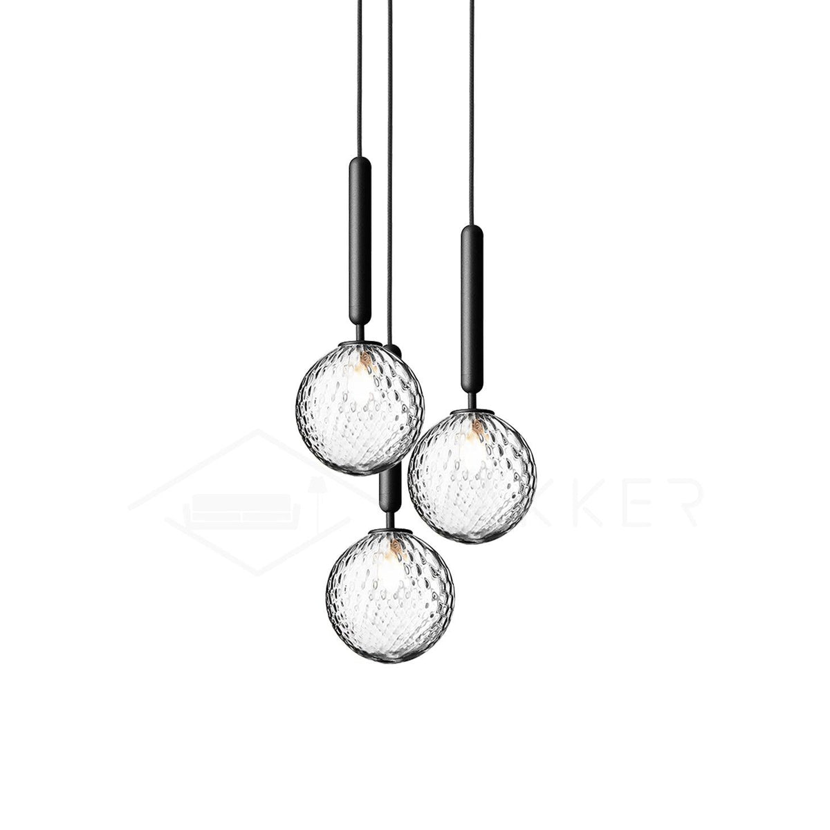 Lioraraya Glass Classic Industrial Pendant Light