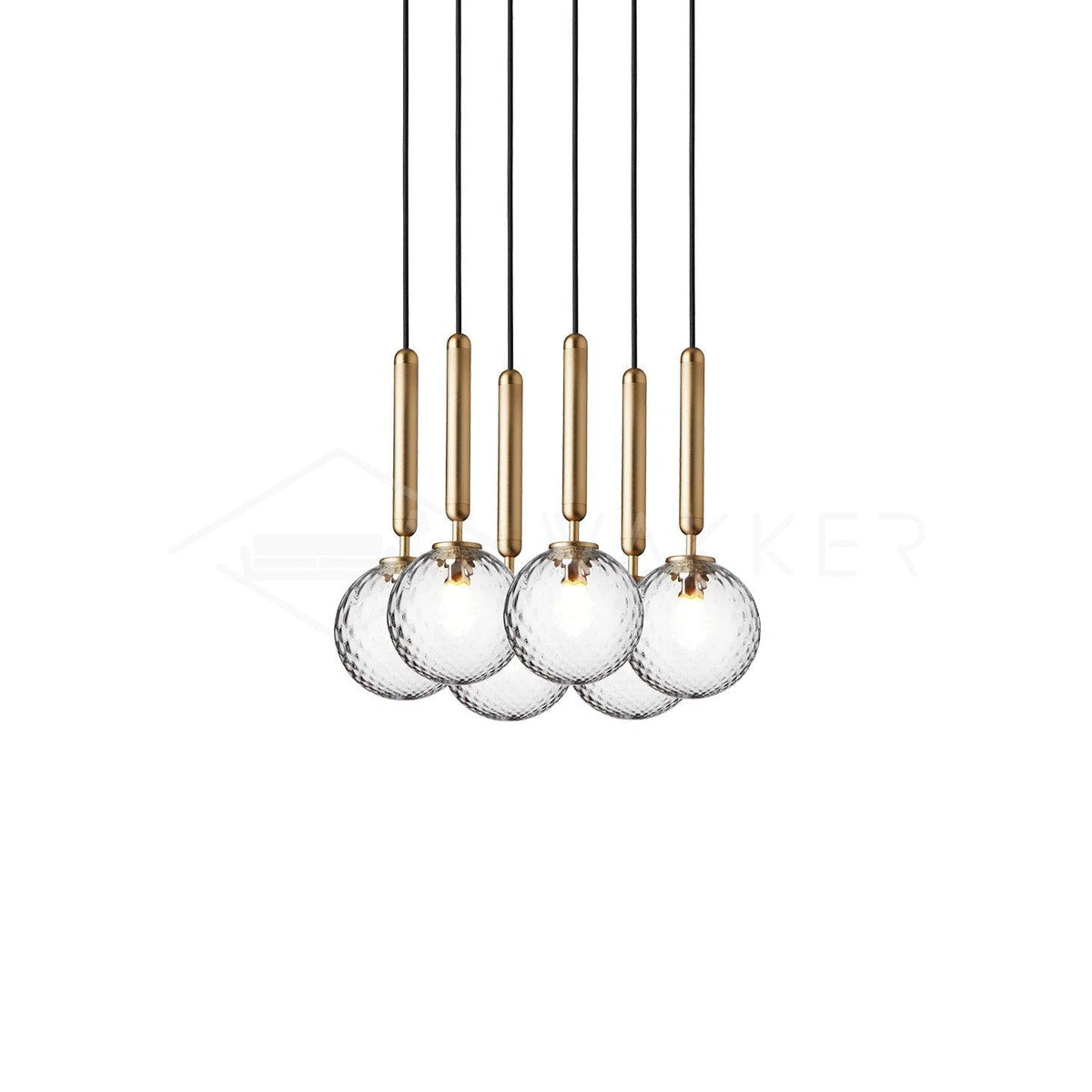 Aurelion Brass Industrial Pendant Light