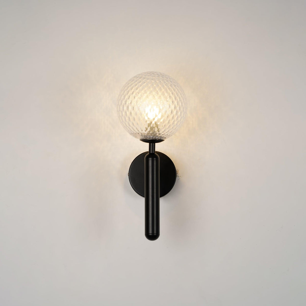 Ilirila Modern Minimalist Brass Glass Wall Light