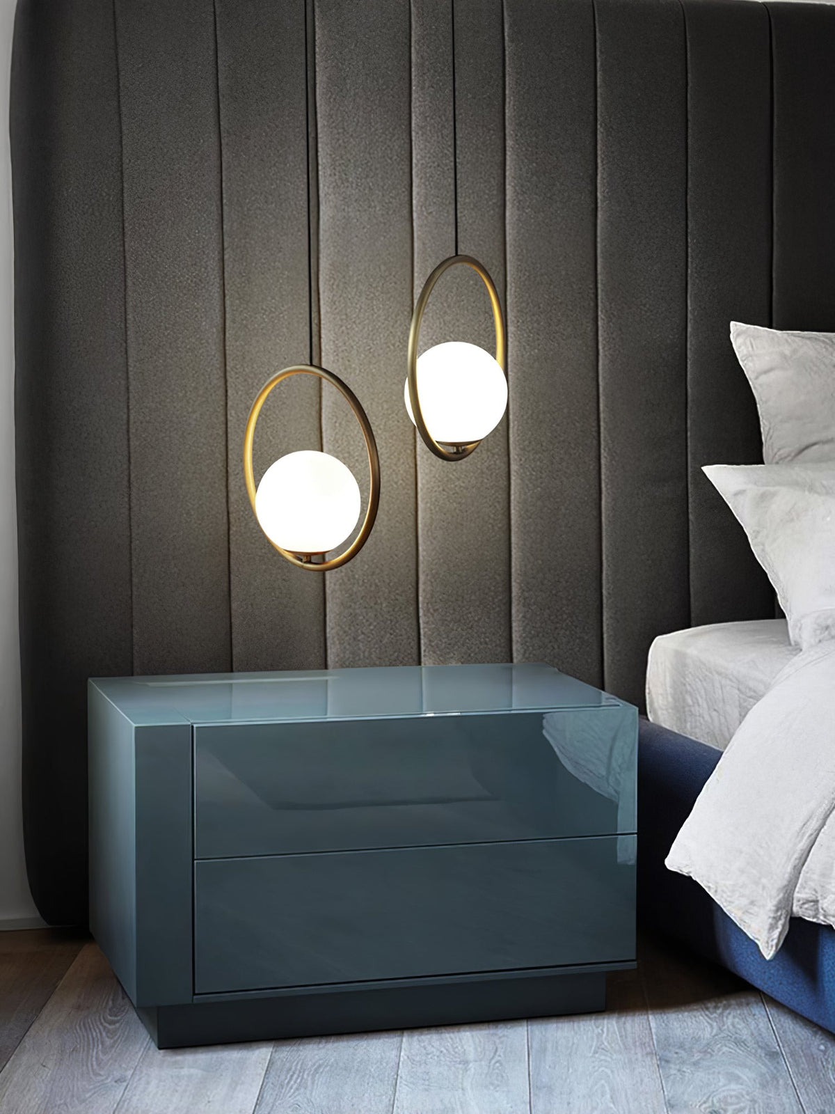 Sorveth Contemporary Brass Pendant Light