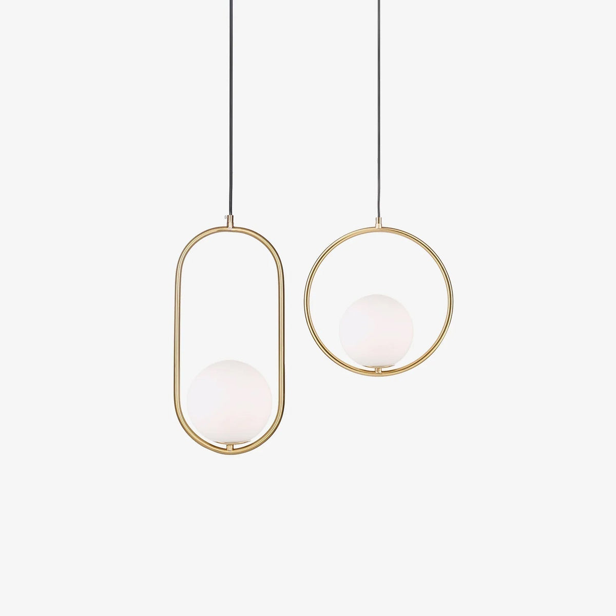 Caselora Modern Brass Pendant Light