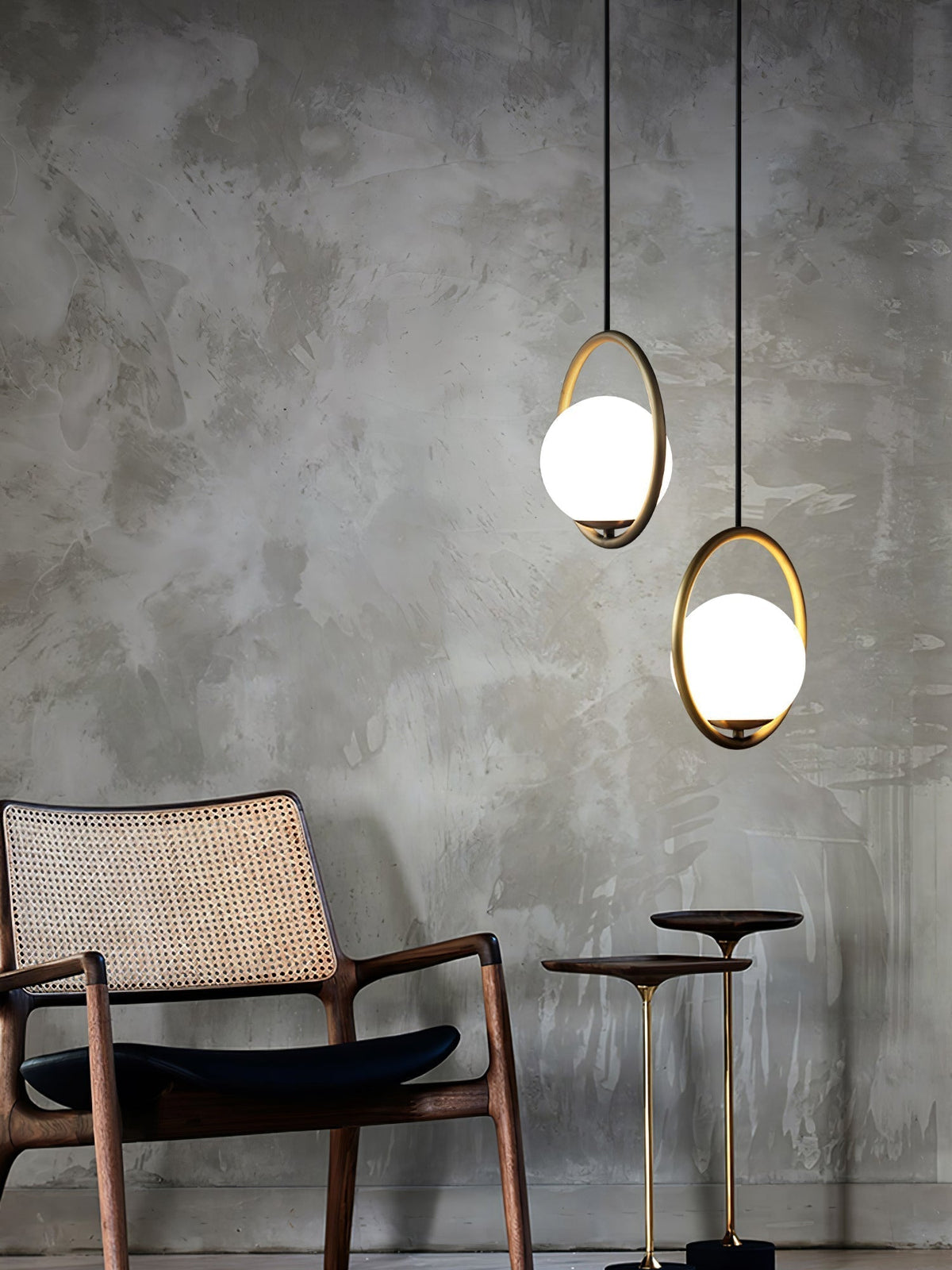 Orieria Pendant Lamp Brass Modern Ring