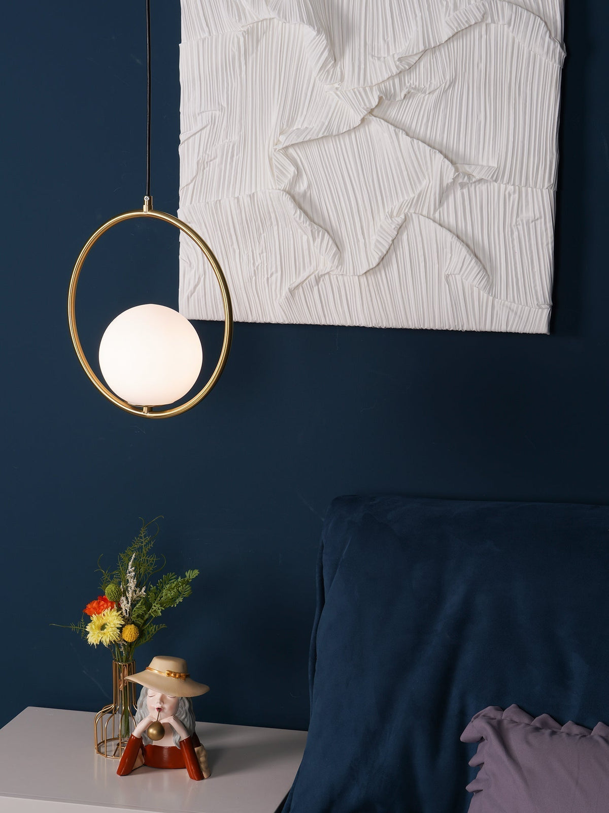 Orieria Pendant Lamp Brass Modern Ring