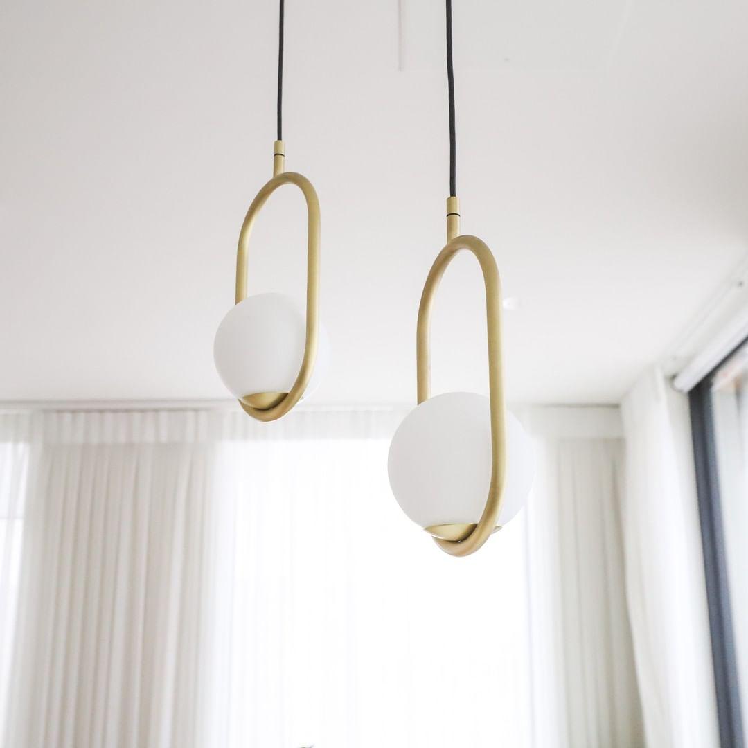 Sorveth Contemporary Brass Pendant Light