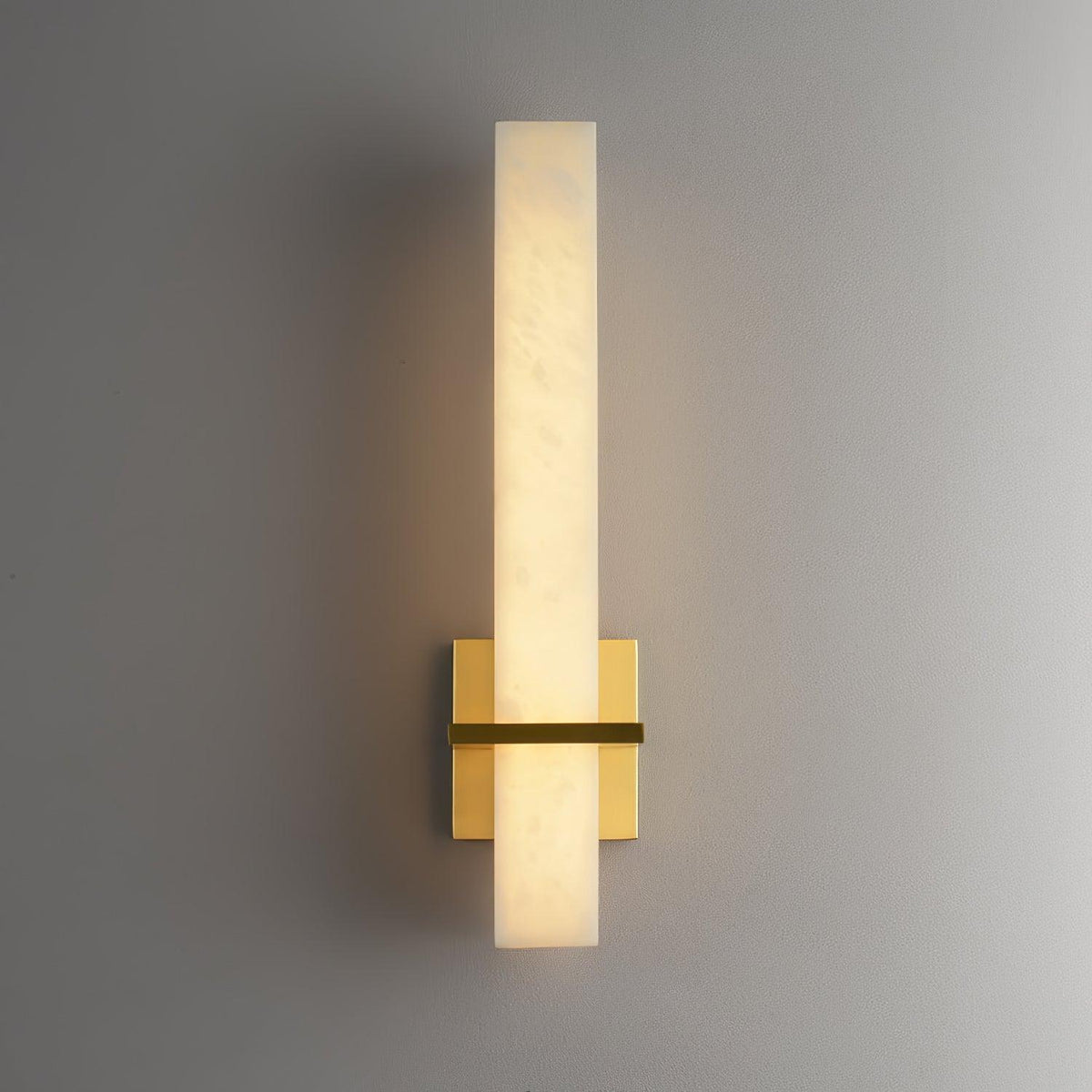 Evangeline Modern Alabaster Cuboid Wall Light