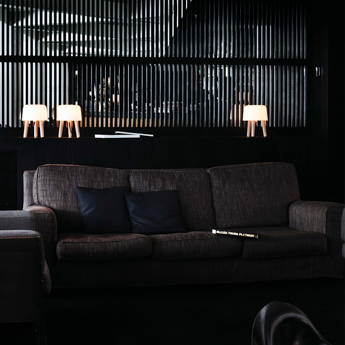 GlowPod Wood Milk Table Lamp