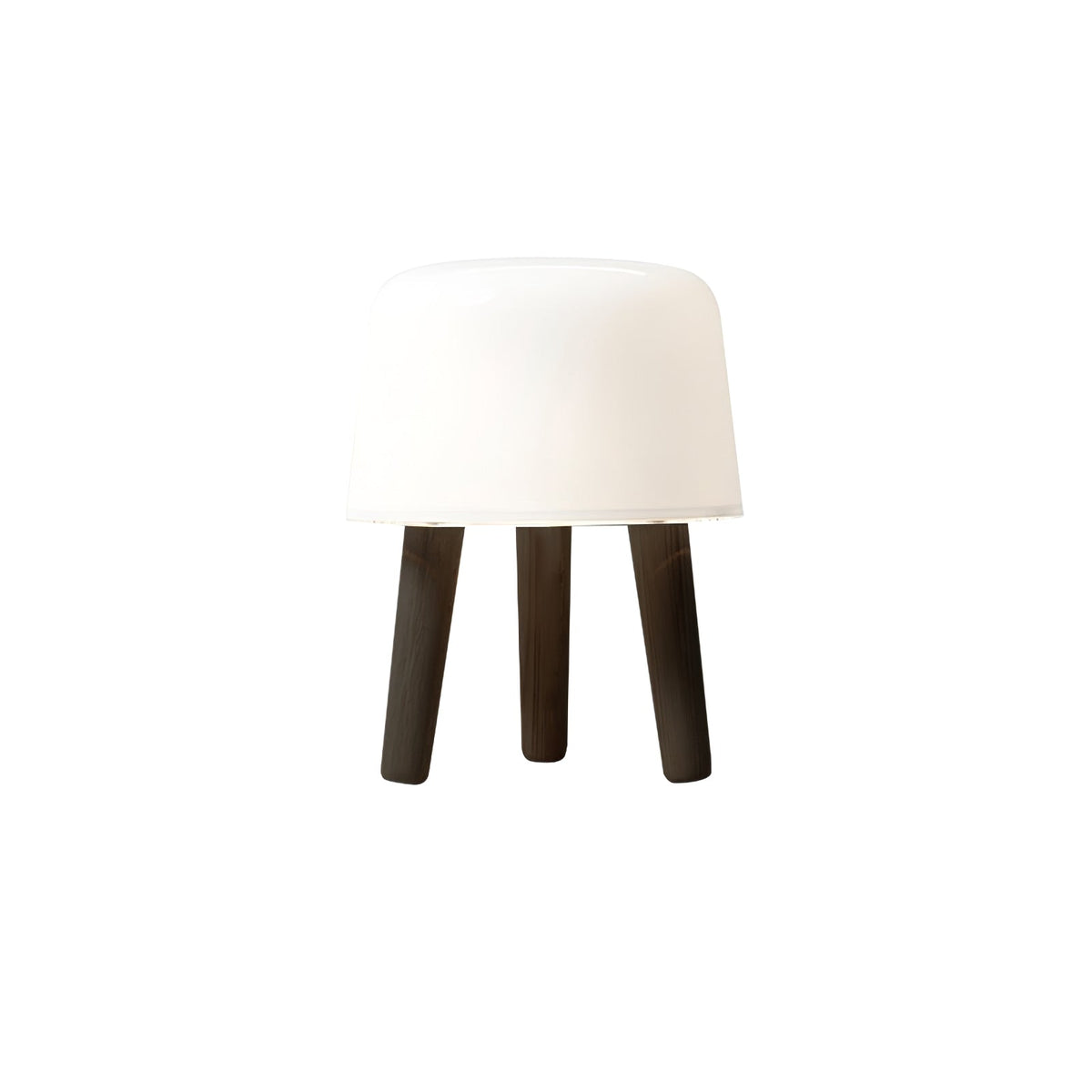 GlowPod Wood Milk Table Lamp