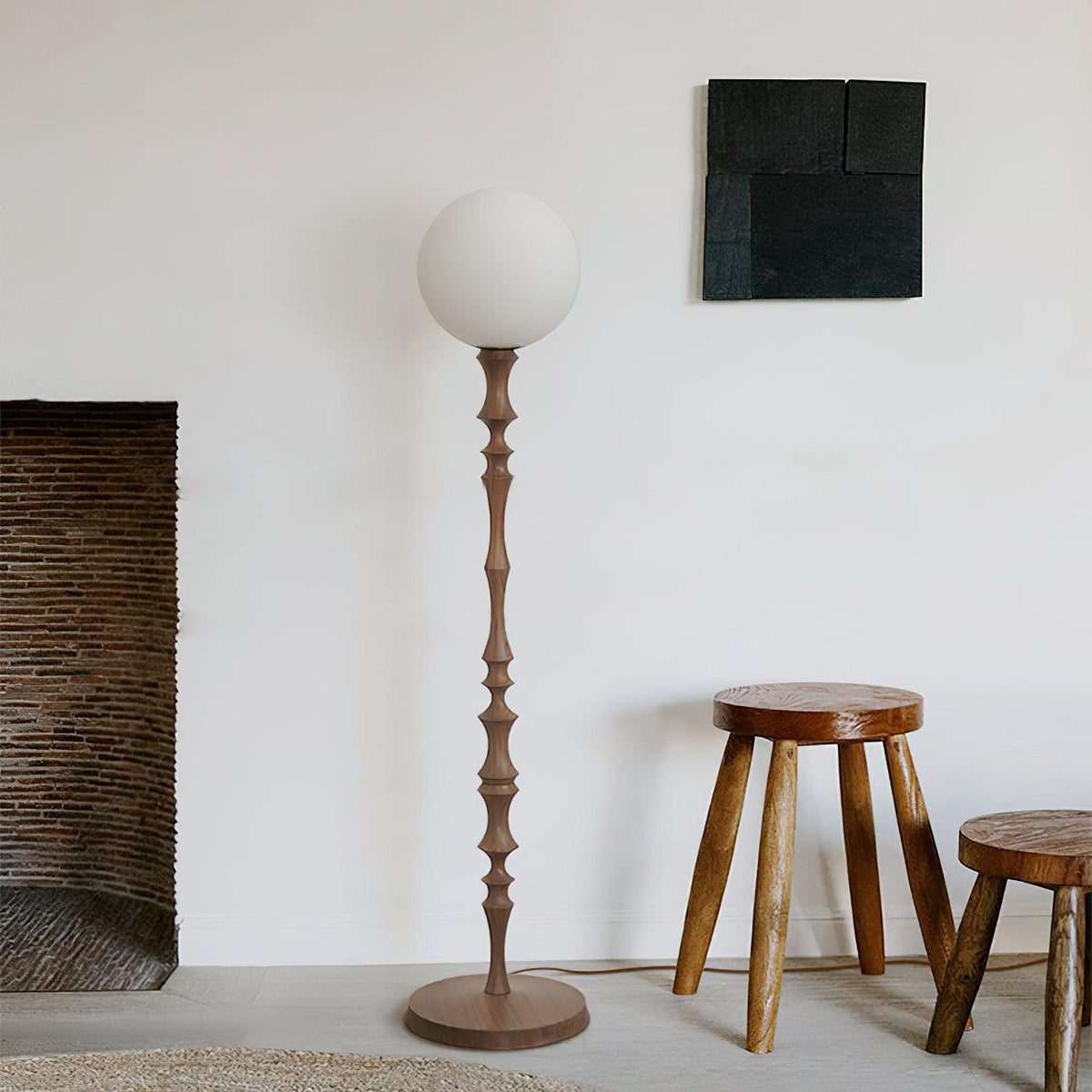 Vilten Elegant Wood Floor Lamp
