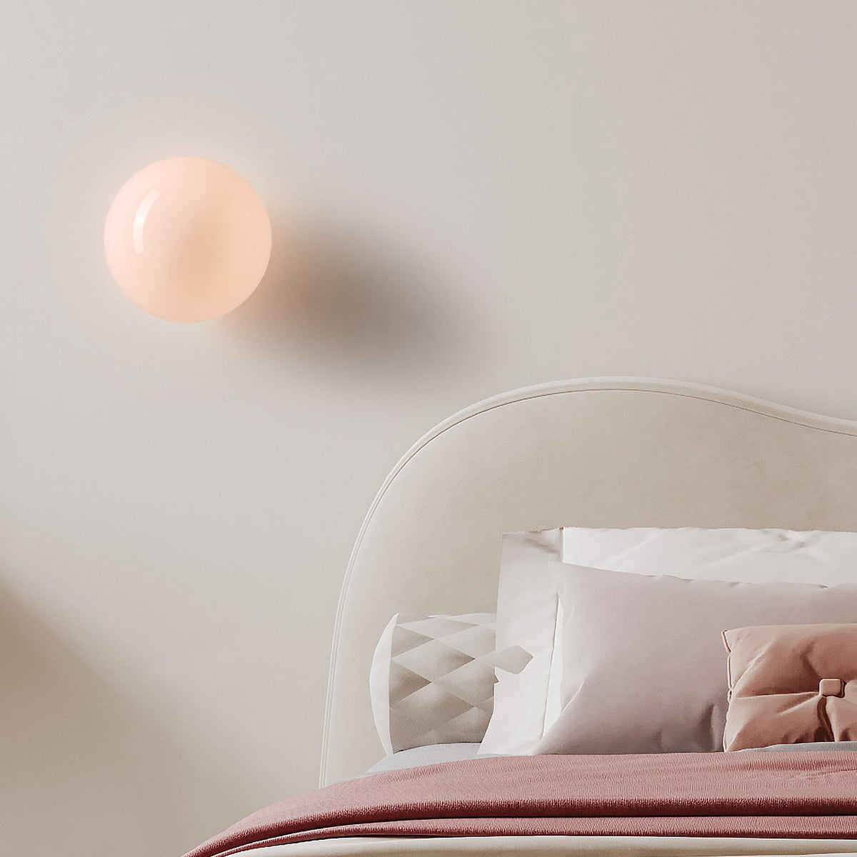 Fairmont Pastel Glass Wall Lamp