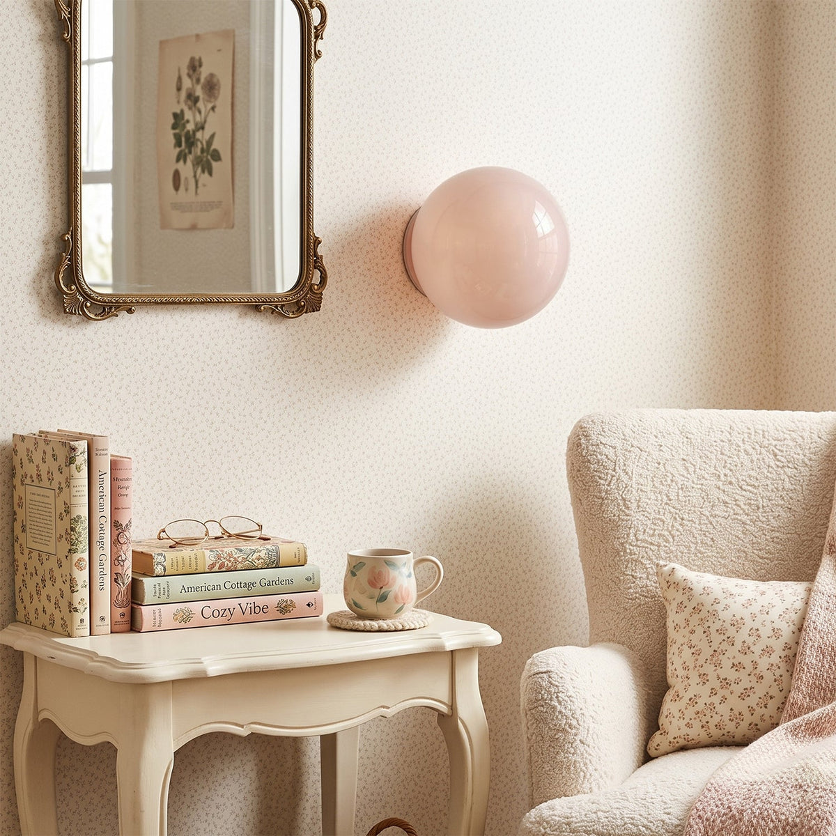 Fairmont Pastel Glass Wall Lamp