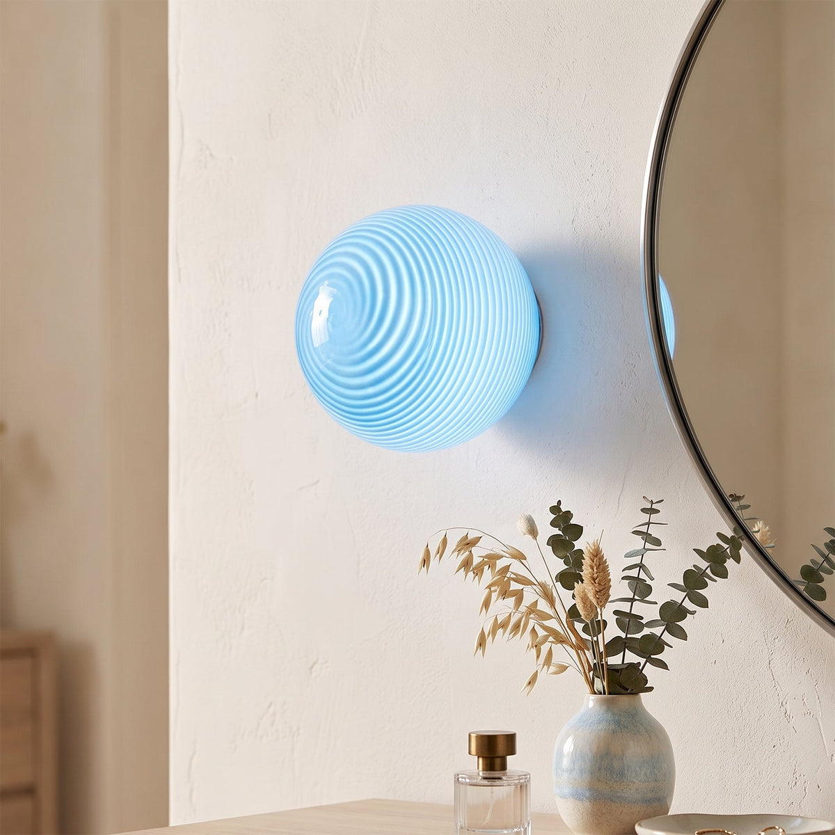 Fairmont Pastel Glass Wall Lamp
