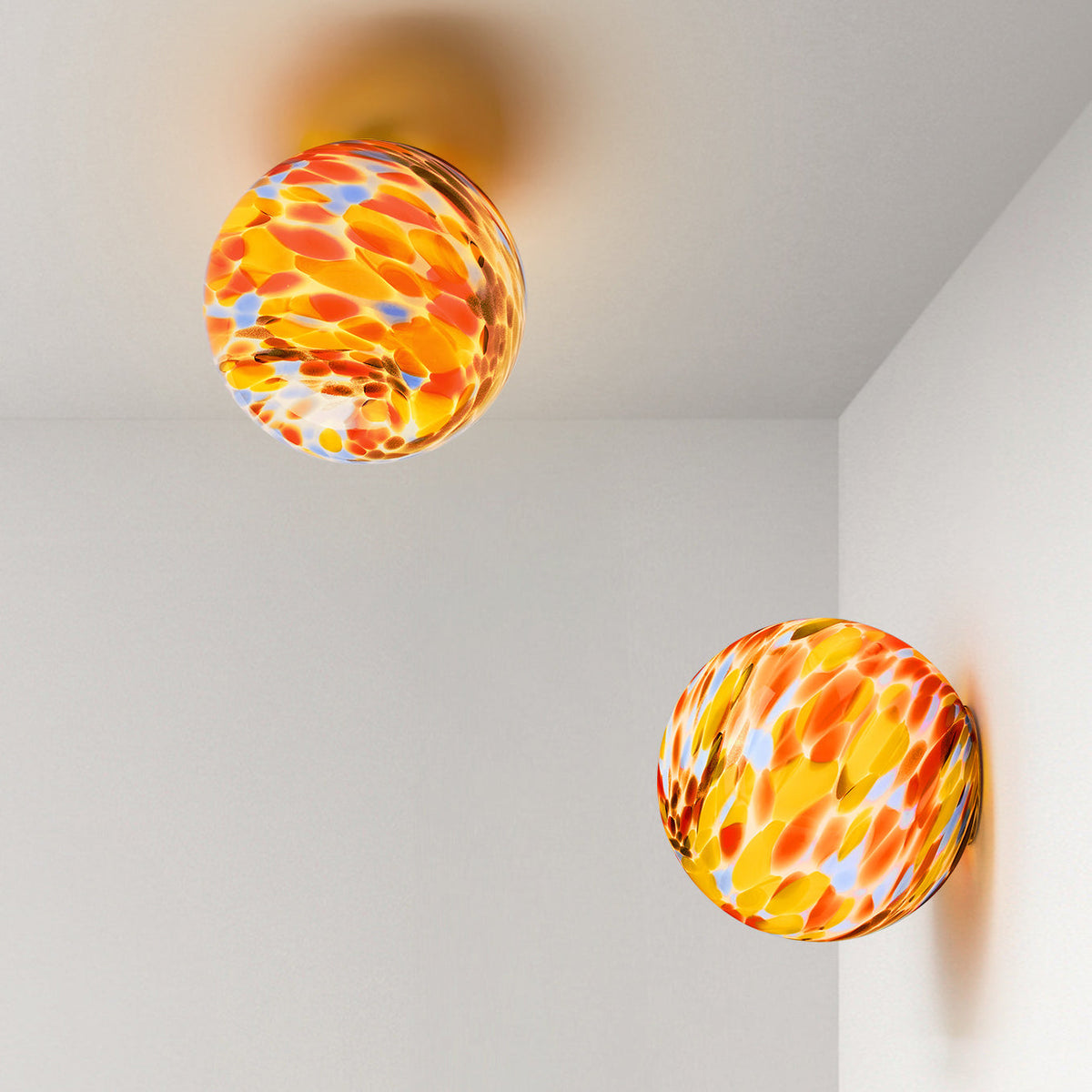 Fairmont Pastel Glass Wall Lamp