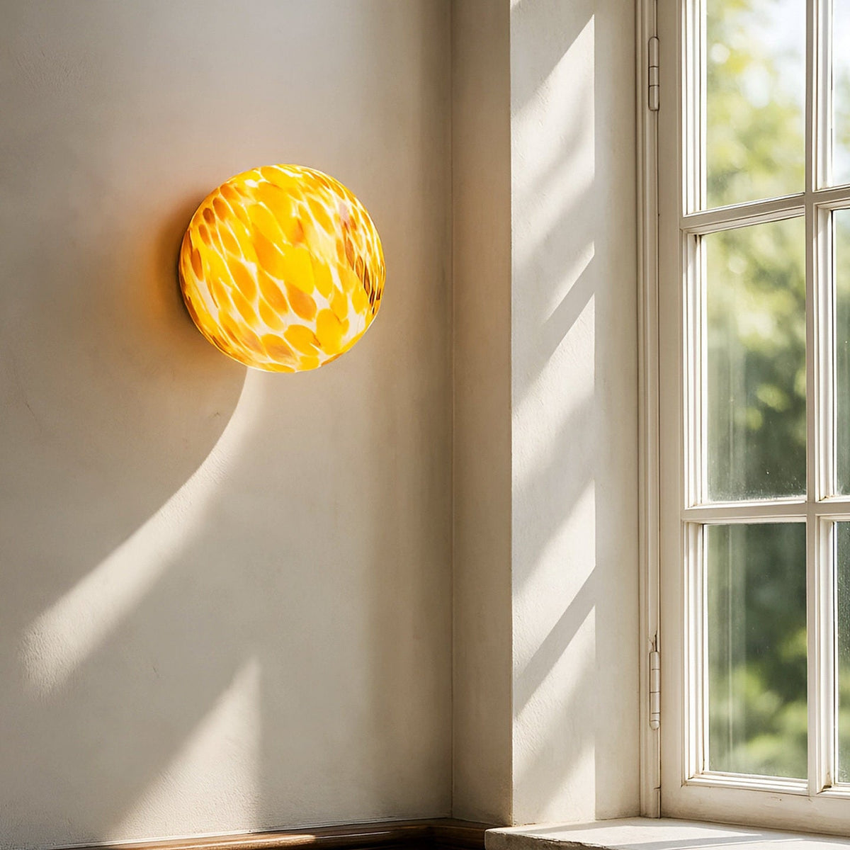Fairmont Pastel Glass Wall Lamp