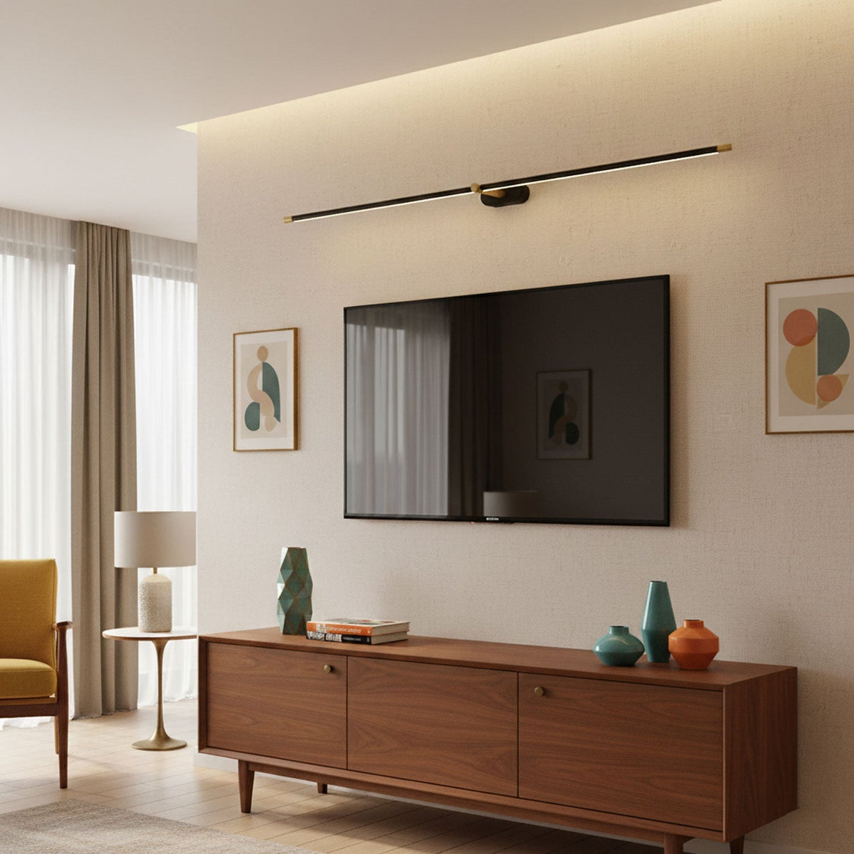 Xaiya Linear Rechargeable Indoor Wall Light