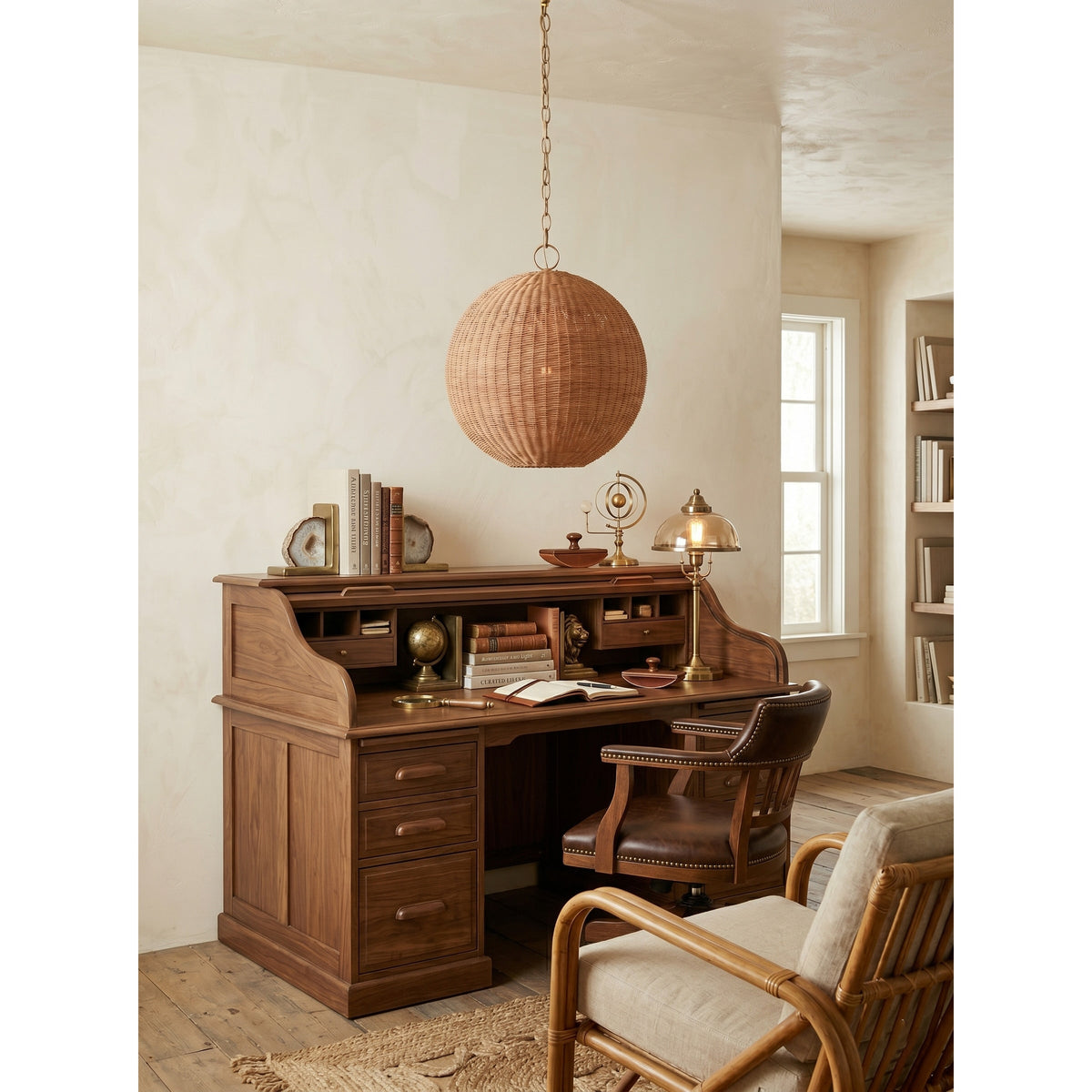 Ravisaya Rattan Round Pendant Lamp
