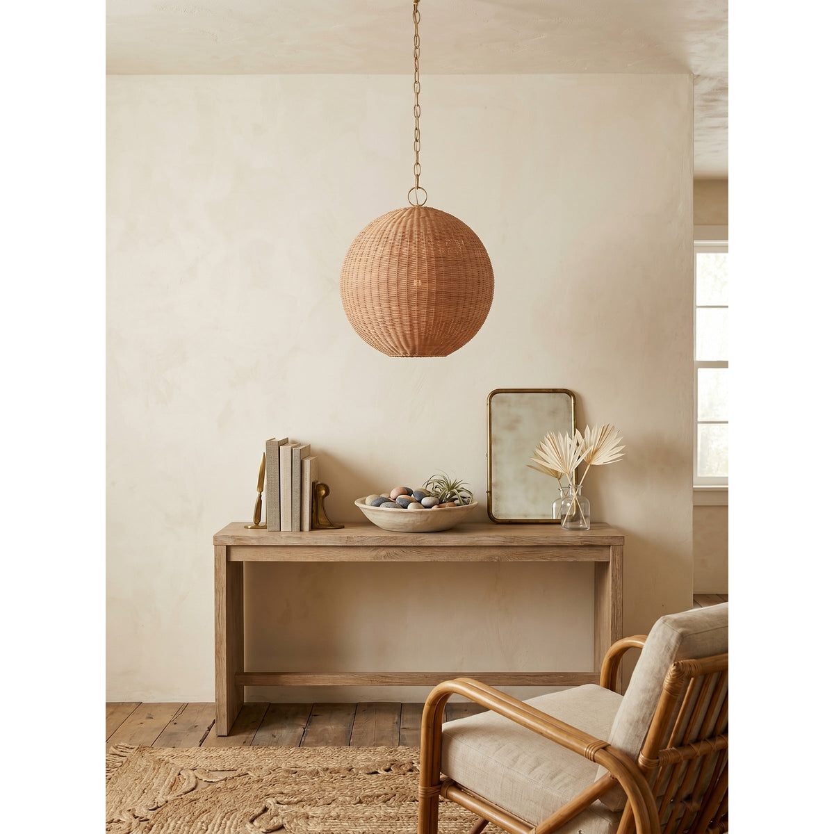 Ravisaya Rattan Round Pendant Lamp