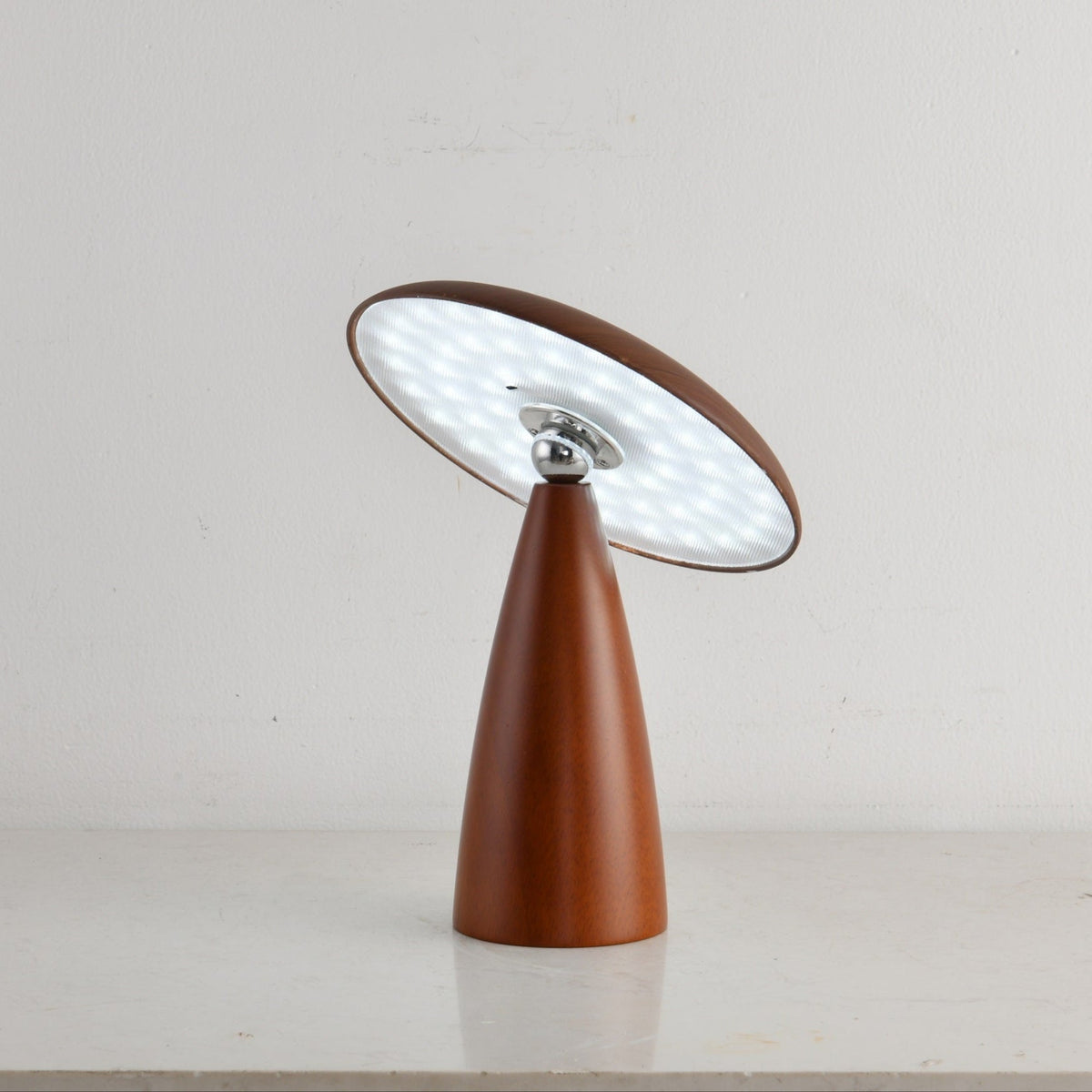 Orbis Vintage Wood Table Lamp
