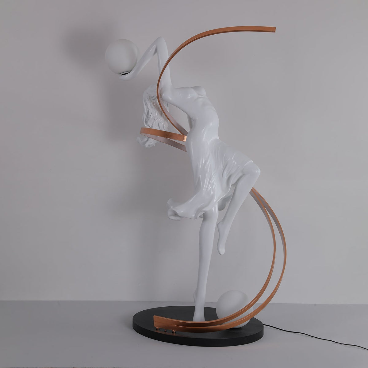 Mirorelia Floor Lamp Goddess Statue Elegant