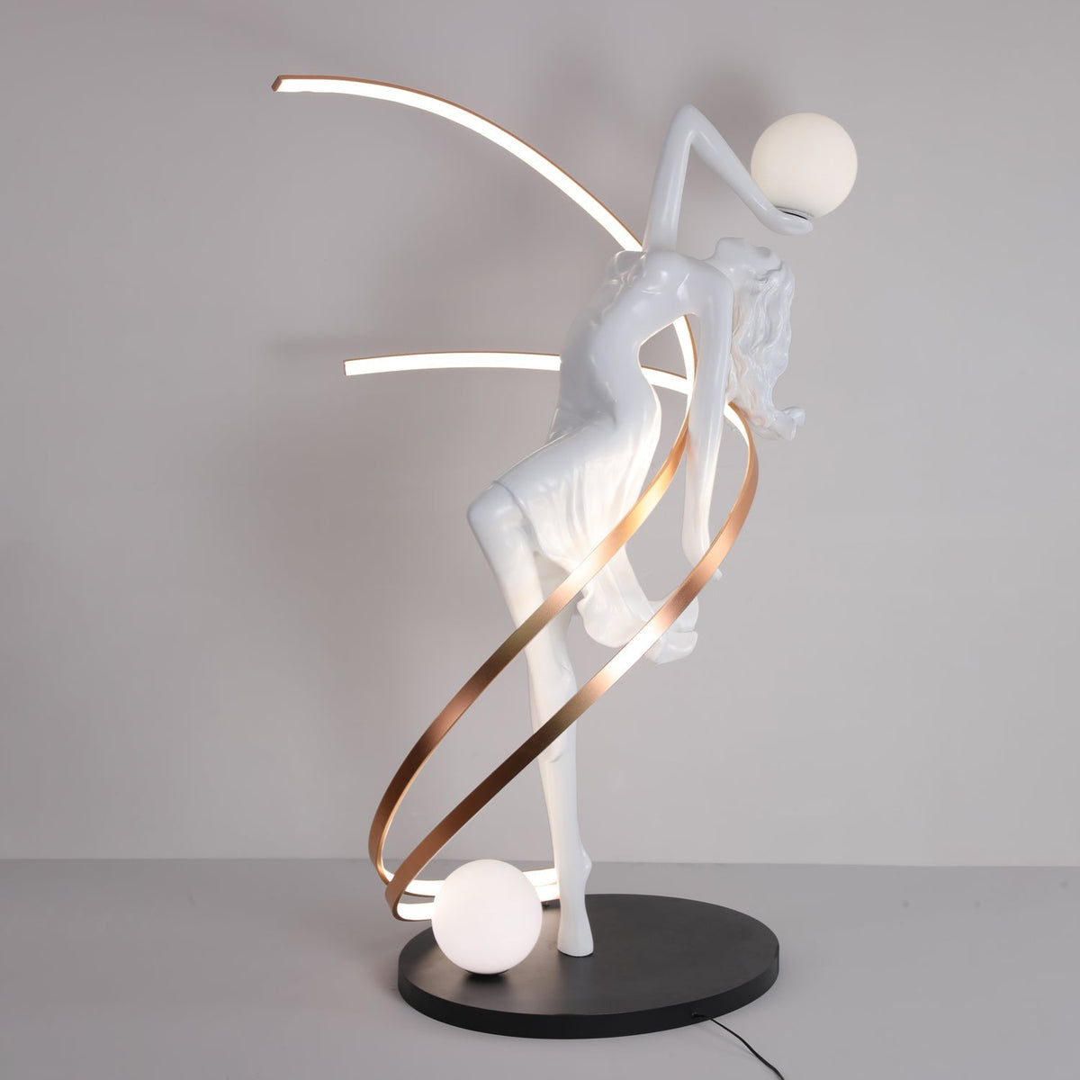 Mirorelia Floor Lamp Goddess Statue Elegant