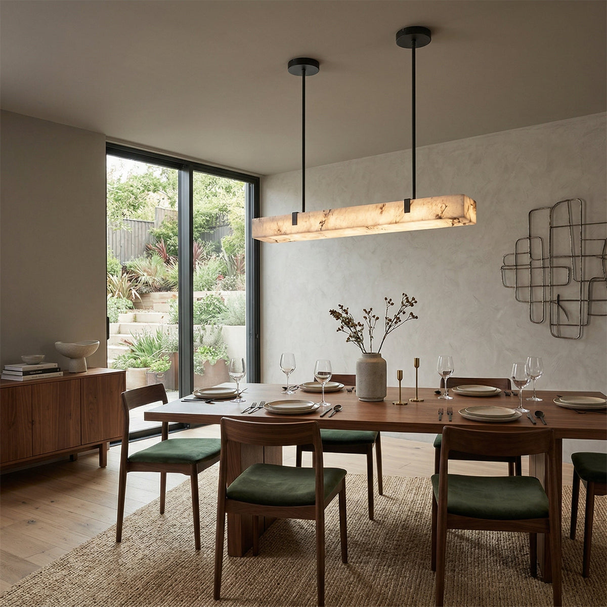 Kekia Alabaster Chandelier