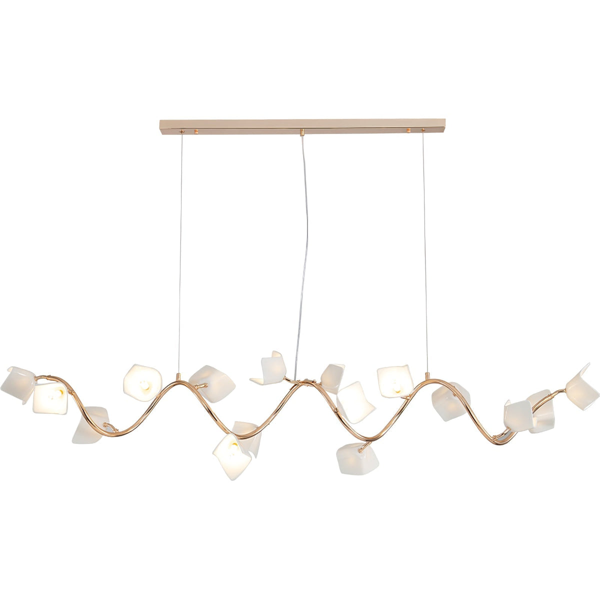Arthearae Postmodern Luxury Flora Ceramics Chandelier