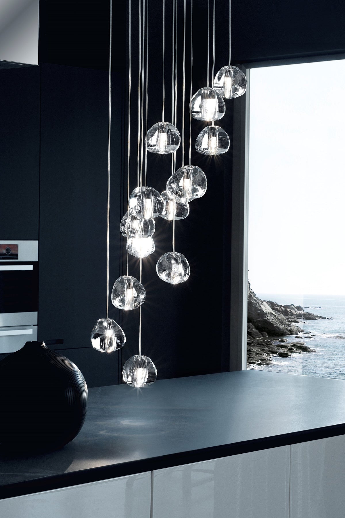 Gevlin Postmodern Luxury Cherry Crystal Pendant Lamp
