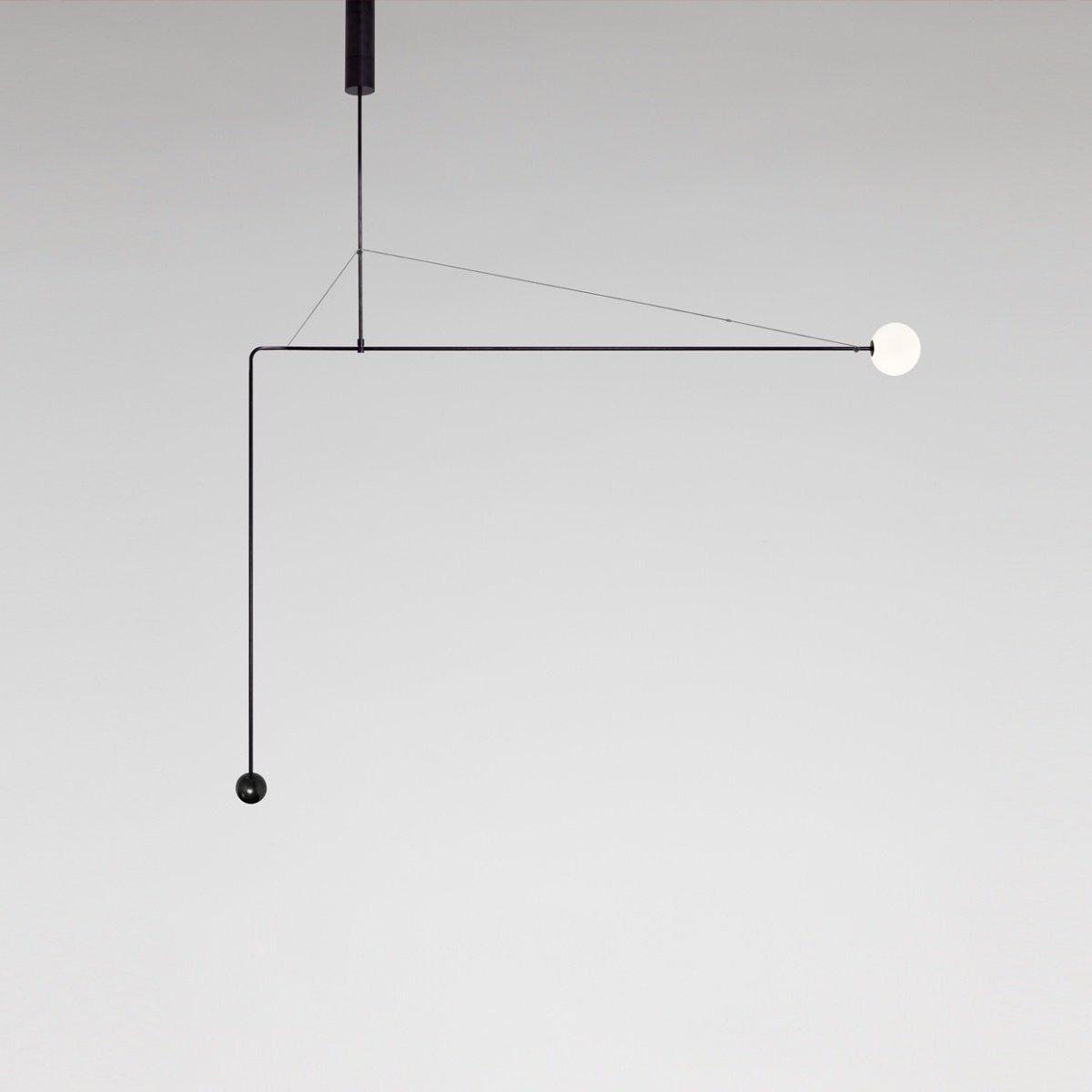 Viraiseon Chandelier Mobile Black Minimalist