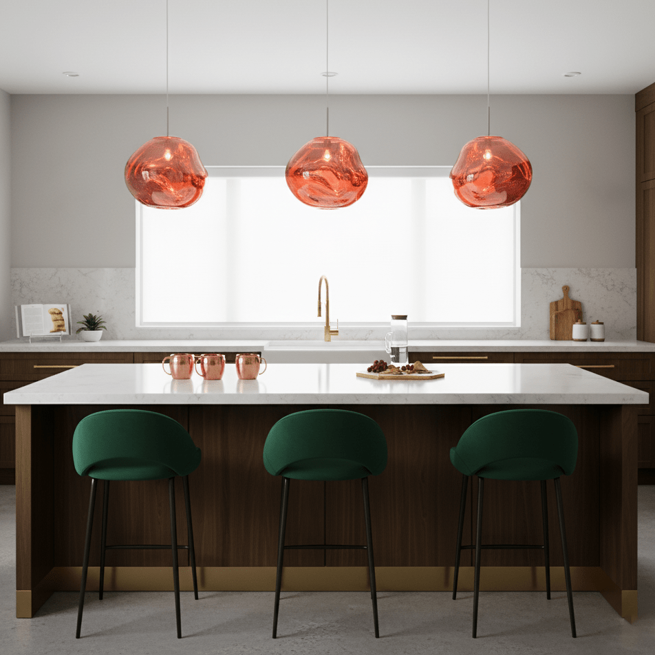 Roseview Travertine Pendant Light