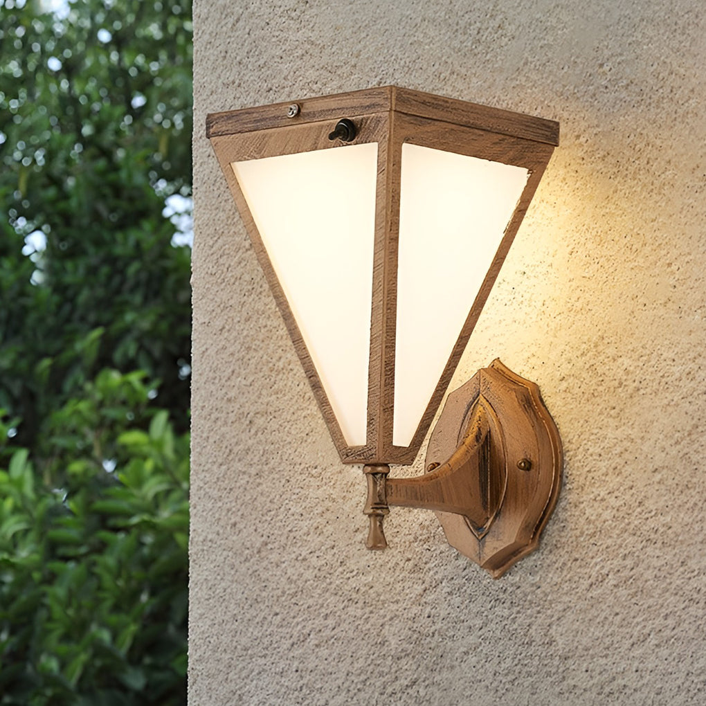 Industrial Tapered Dimmable Plug-in Solar Waterproof LED Outdoor Wall Lighting - Lamp Outdoor
