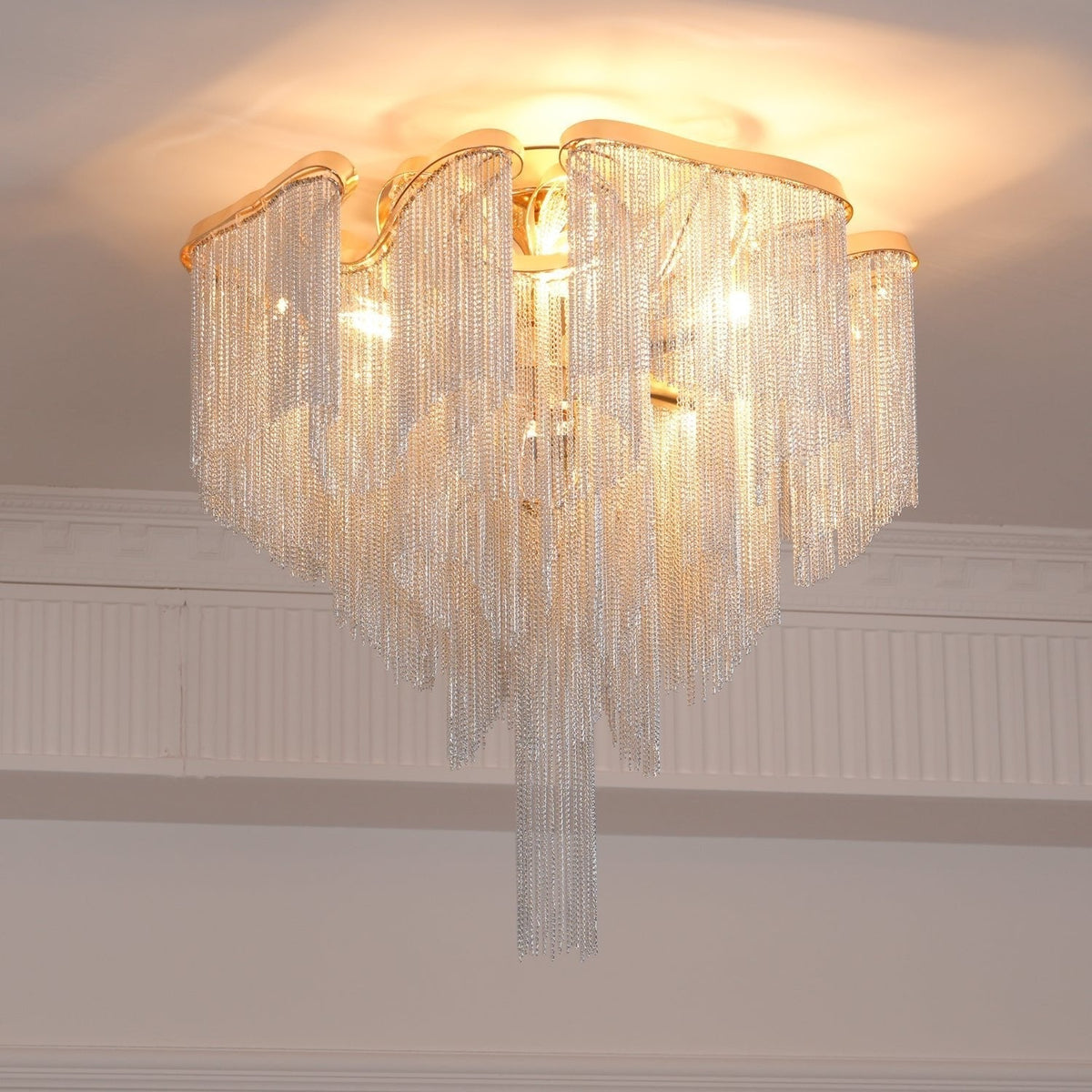 Mevrin Ceiling Lamp Modern Tassel Art