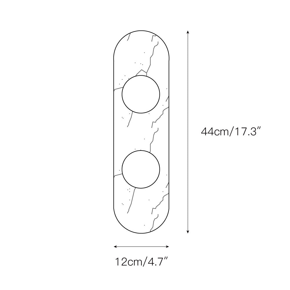 Enima Marble Indoor Wall Light