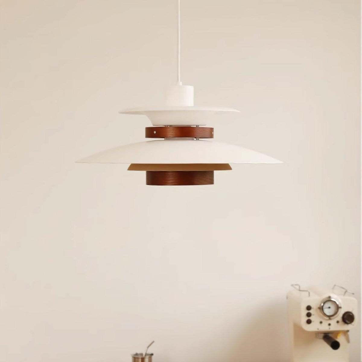 Sylelenne Wood Steel Pendant Lamp