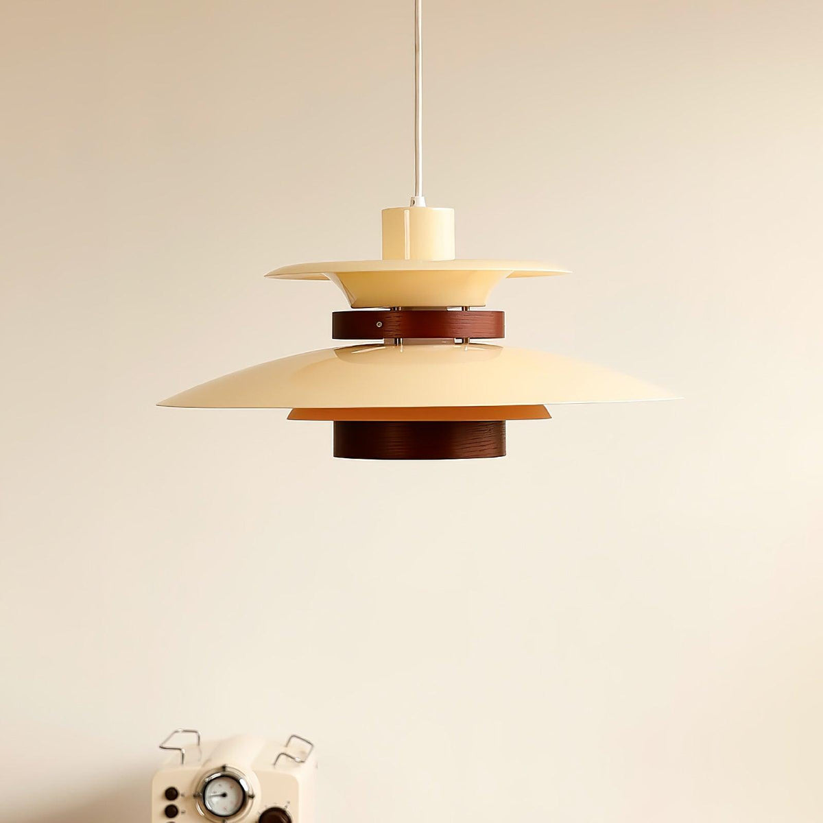 Sylelenne Wood Steel Pendant Lamp