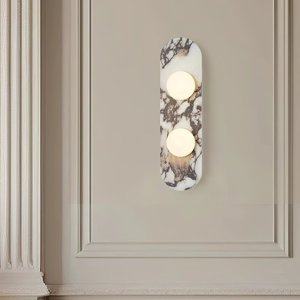 Gideon Scandinavian Marble Wall Light