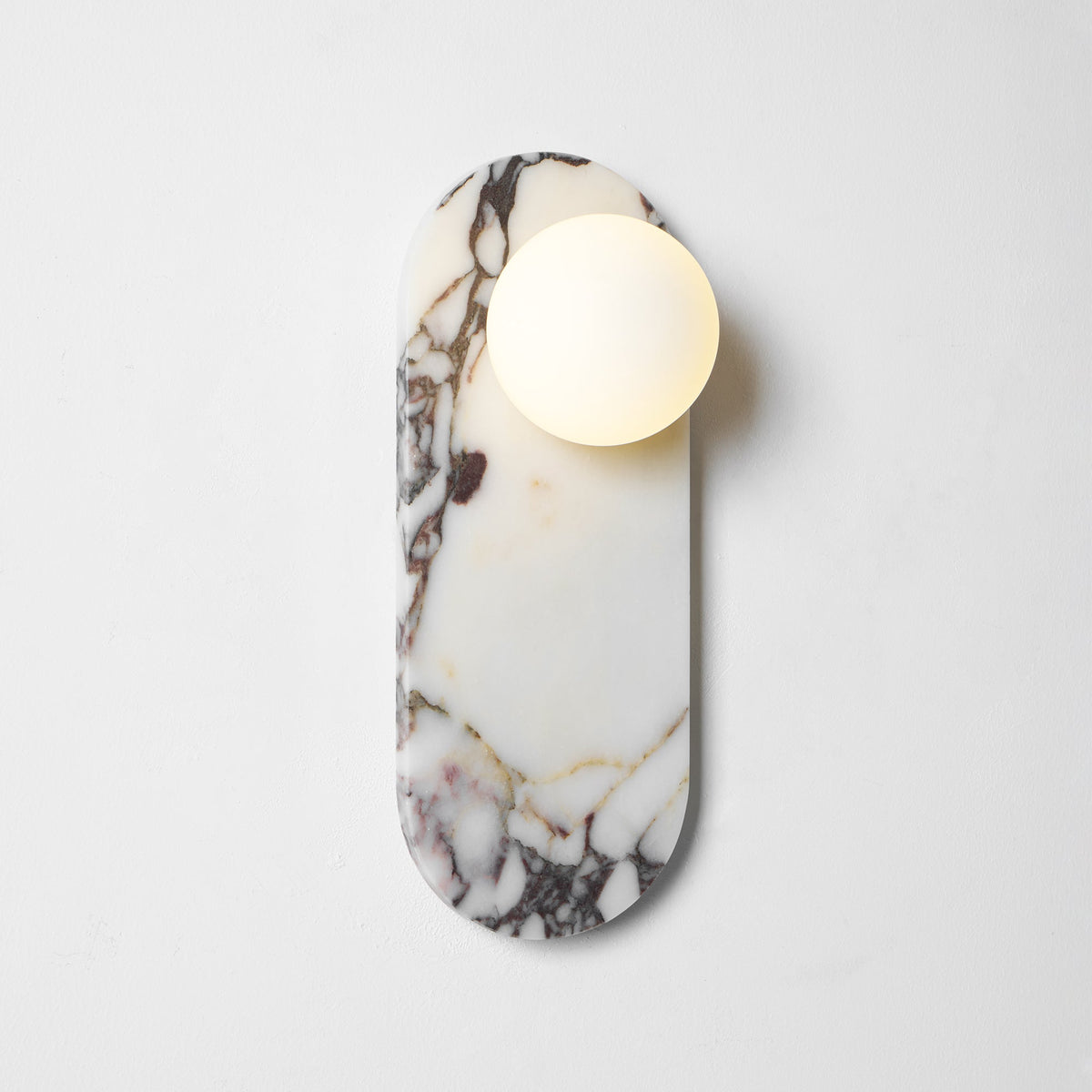 Covelyra Modern Minimalist Marble Glass Wall Lamp