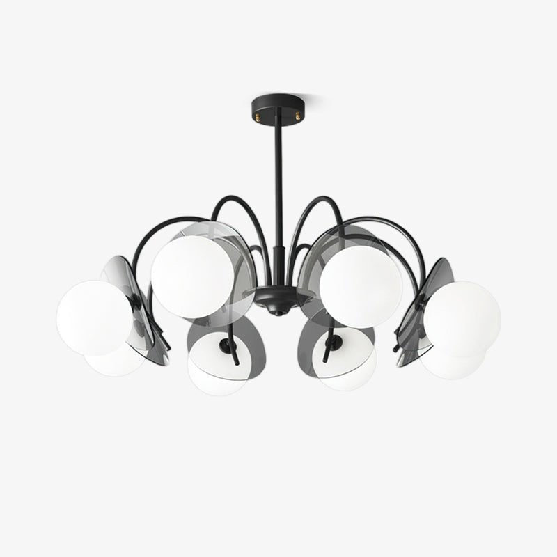 Seliselle Chandelier Globe Arm Sculptural