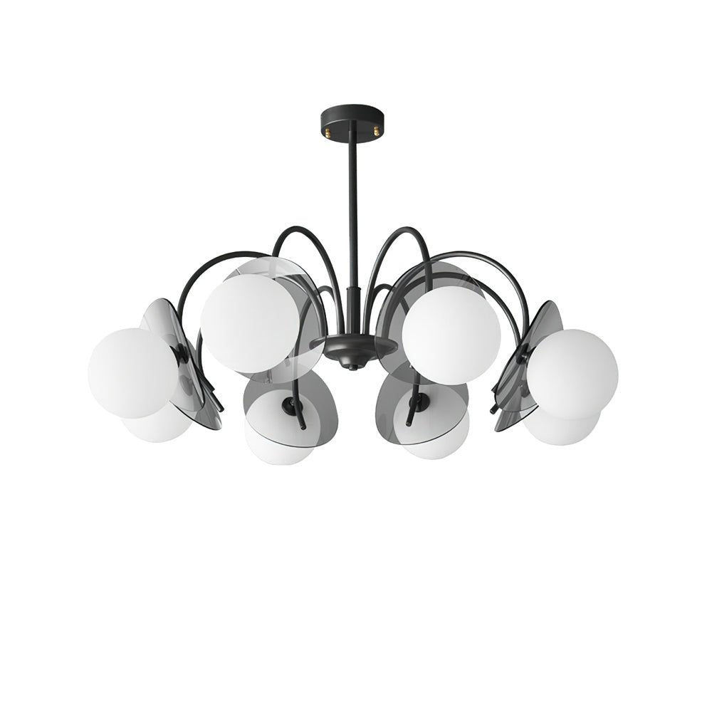 Seliselle Chandelier Globe Arm Sculptural
