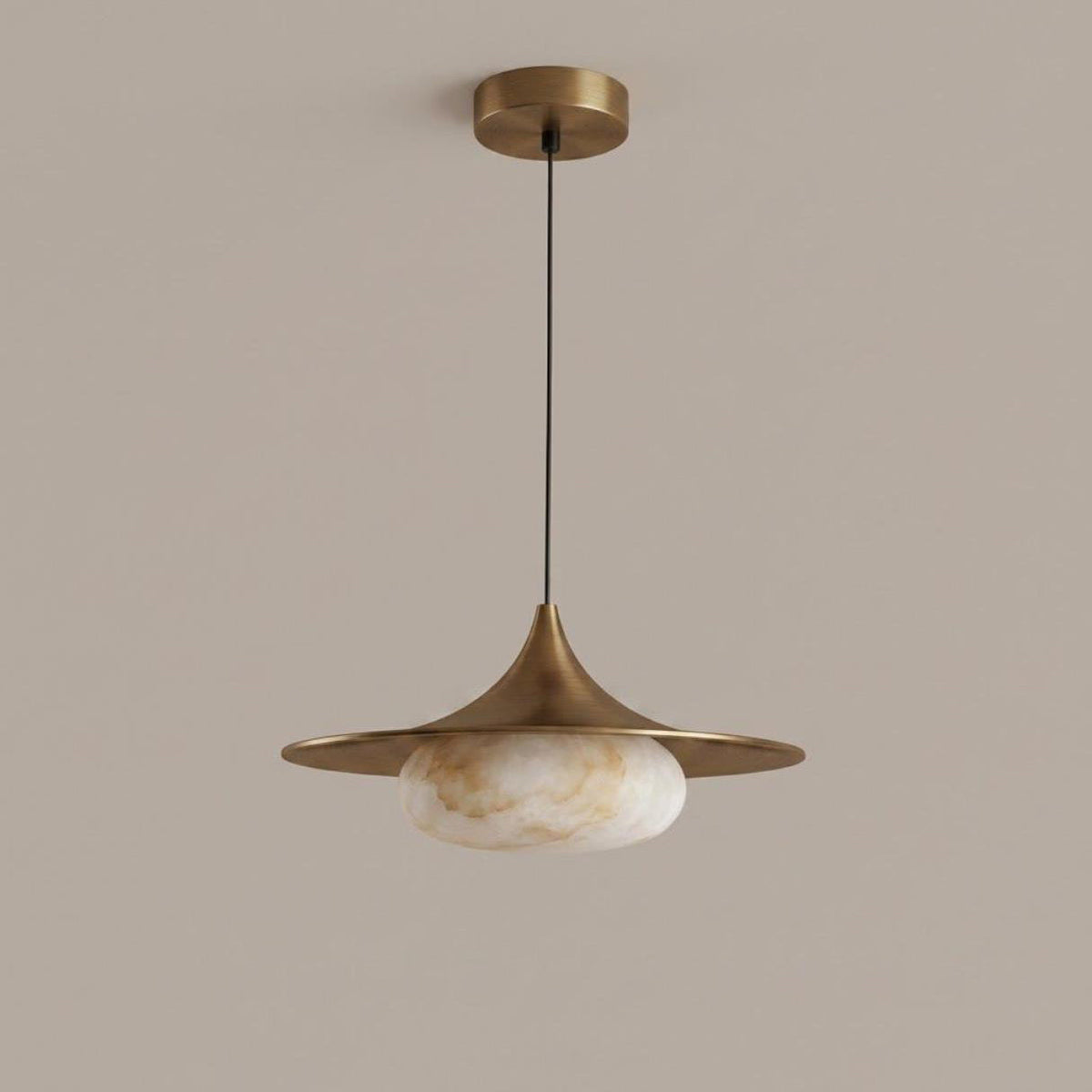 Fallowcrest Alabaster Pendant Lamp