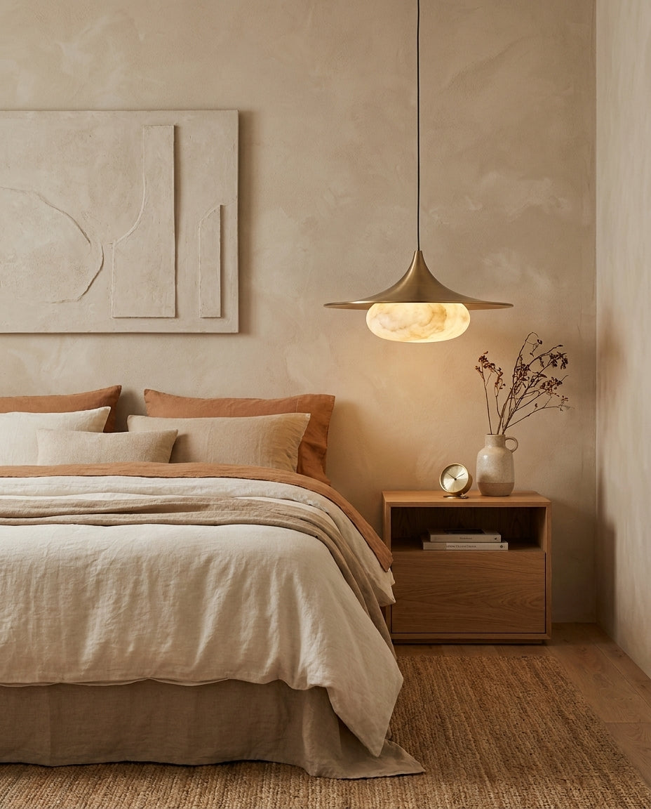 Fallowcrest Alabaster Pendant Lamp